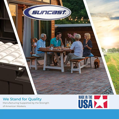 Suncast Lockable Outdoor Cabinet Storage - Image 9