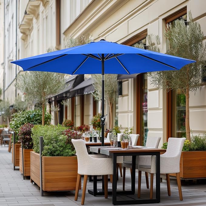 OLIXIS 9ft Patio Table Umbrella, Outdoor Patio Umbrella - Image 7