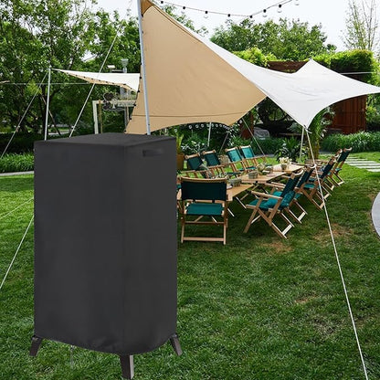 Smoker Cover Fit for PIQUEBAR Propane Smoker, Waterproof Grill BBQ Cover Vertical Smoker Covers-22 D x 20" W x 40" H
