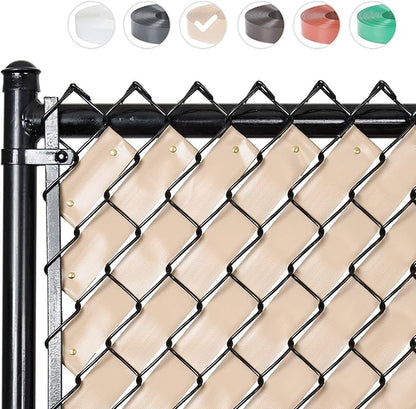 Chain Link Fence Privacy Tape (Desert Tan)