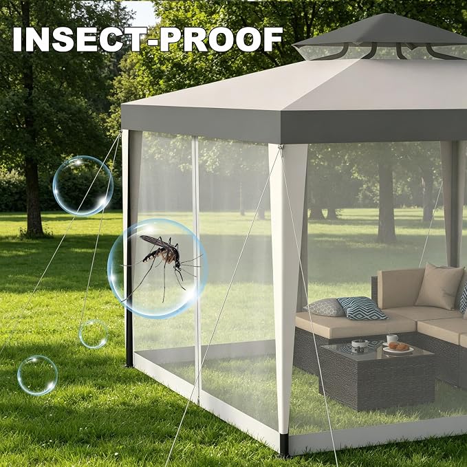 Outdoor Gazebo for Patio, 10×10 Canopy Tent - Image 3