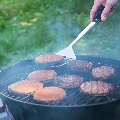 DALSTRONG 4-Piece Professional BBQ Pitmaster Grill Set - Premium High-Carbon Stainless Steel Grilling - 18 inch Length - Silicone Brush, Spatula, Tongs, Fork - G10 Handles