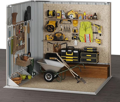 Aoxun 5x3 FT Shed Outdoor Waterproof Storage Shed | Metal Garden Shed - Image 7