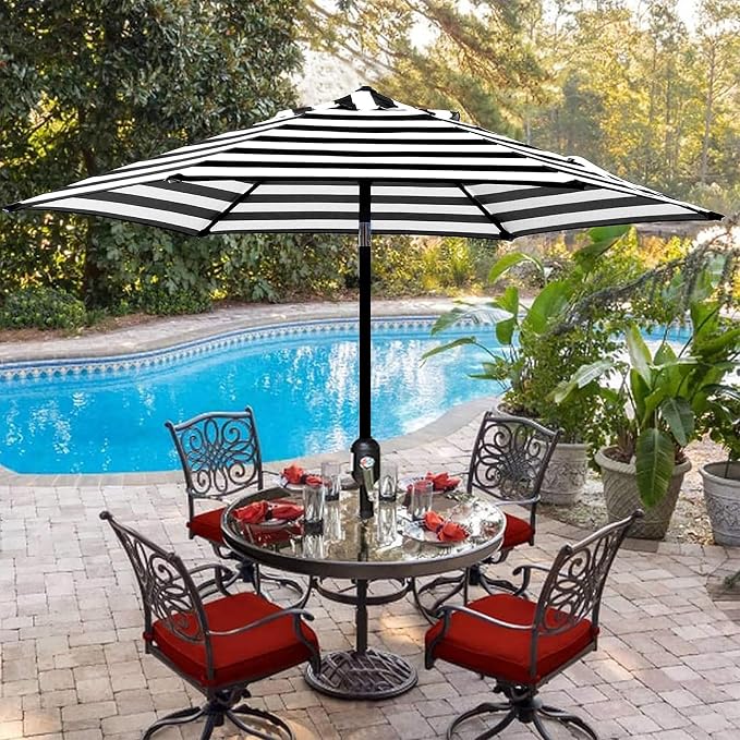 7.5 ft Patio Umbrella, Yard Umbrella, Outdoor Market Umbrella - Image 6