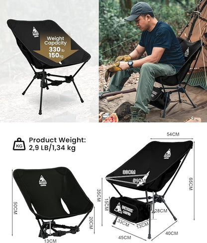 ONETIGRIS Tigerblade Camping Chair, Lightweight Folding Backpacking Hiking Chair - Image 3