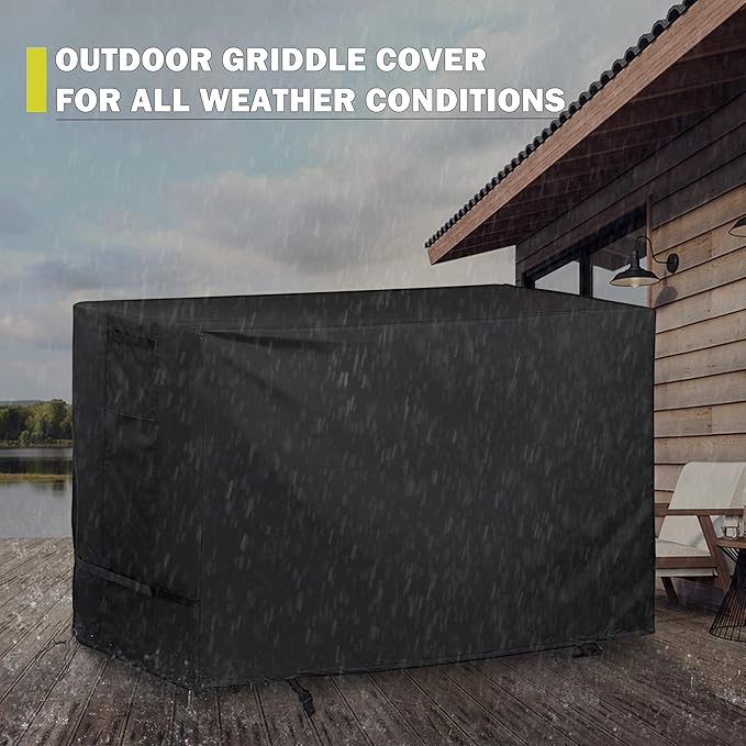 Griddle Cover for Royal Gourmet GB6000 Gas Propane Grill, Grill Cover for Royal Gourmet 6-Burner 44-Inch Flat Top Grill-All Weather Protection