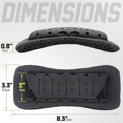 WYNEX Shoulder Strap Pad for Vest Carrier, 2 Pack Tactical Plate Shoulder Pads Strap Cushion Vest Accessories Shoulder Pads Soft Mesh Pads with Tactical Gear for Men