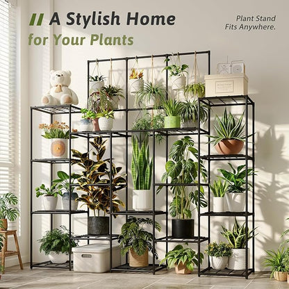 GENTINGBRO Metal Plant Stand Outdoor 63" Tall Plant Shelf - Image 4