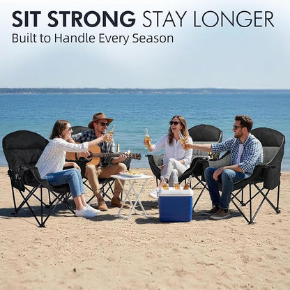 Oversized Camping Chair for Adults 2 Pack - Image 6