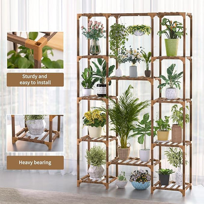 Plant Stand Indoor Outdoor, Tall Plant Shelf - Image 2