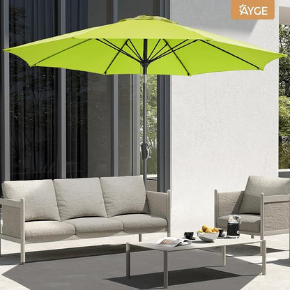 Ayge 9FT Patio Umbrella Outdoor Garden Umbrella - Image 3