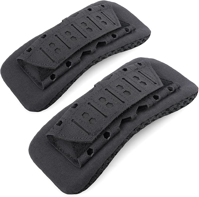 WYNEX Shoulder Strap Pad for Vest Carrier, 2 Pack Tactical Plate Shoulder Pads Strap Cushion Vest Accessories Shoulder Pads Soft Mesh Pads with Tactical Gear for Men