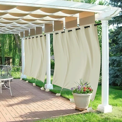 RYB HOME Extra Wide Outdoor Curtains by RYBHOME