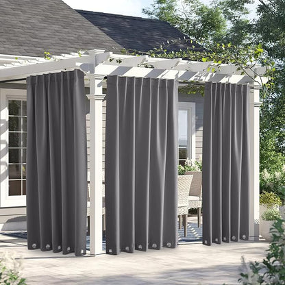 NICETOWN 2 Panels Outdoor Curtains - Image 2