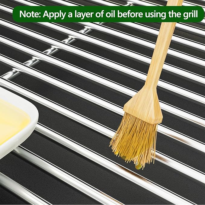 Grill Grate for Charbroil Tru Infrared 4 Burner 463242715 463242716 463276016 466242715 466242716 G533-0009-W1A, Grill Replacement Parts for Nexgrill 720-0882A BHG 720-0882, 17inch, Stainless Steel