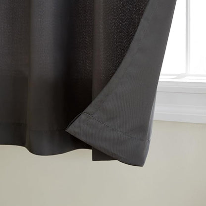 TOWN & COUNTRY BASICS Cabana Solid Heavyweight Indoor Outdoor Curtains - Image 2