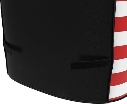 66" Heavy Duty Waterproof Gas Grill Cover fits Weber Char-Broil Coleman Gas Grill-Black,American Flag.