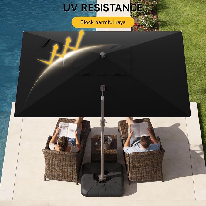 9x12 FT Cantilever Patio Umbrella - Image 4