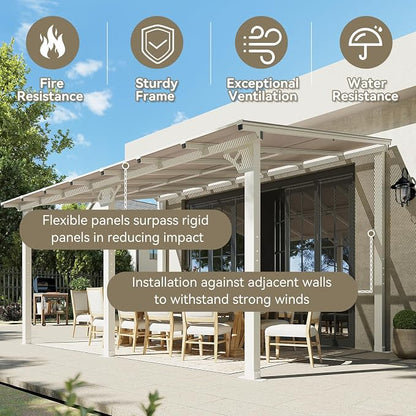 Aoxun 14’x10’ Gazebo for Patio, Gazebo Pergola - Image 6