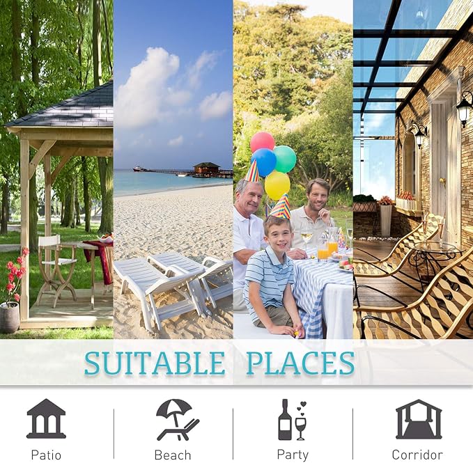 RYB HOME Outdoor Curtains for Patio Waterproof, Windproof - Image 9