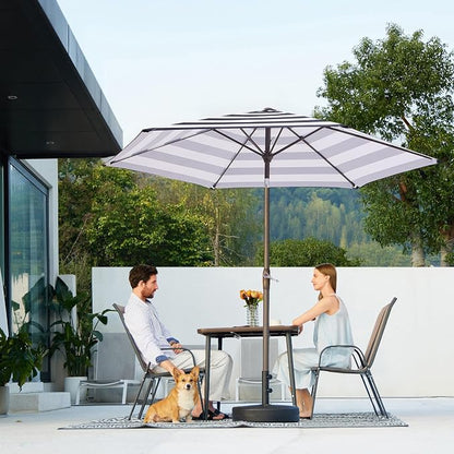 JEAREY 7.5 ft Outdoor Patio Umbrella, Table Umbrella, Tilt & Crank lift - Image 6