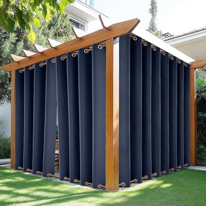 HDCAXKJ Waterproof Outdoor Curtains by HDCAXKJ