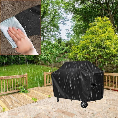 Grill Griddle Cover for Brand-Man Griddle Grill Combo 6-Burner, Portable Gas BBQ Covers, Waterproof Outdoor Propane Grills Cover-22.4" D x 64" W x 42" H