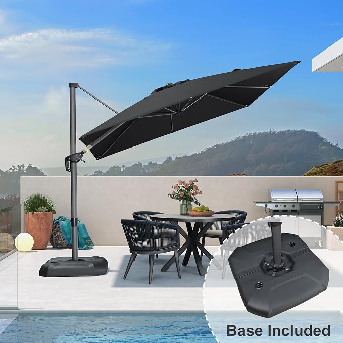 PURPLE LEAF Outdoor Umbrella - Image 2