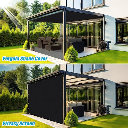 Amagenix 90% Shade Fabric 12'X 19' Black Sun Shade Cloth - Image 5