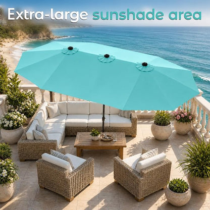 DomeShade 15ft Outdoor Umbrellas - Image 3