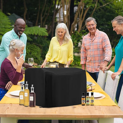 23.6" Grill Cover for Gas Stoves and Oven, Fits GS318 GS322, Waterproof BBQ Cover Suitable for Blackstone, Cuisnart, Pit Boss, Char-Broil, Monument and More, CV702