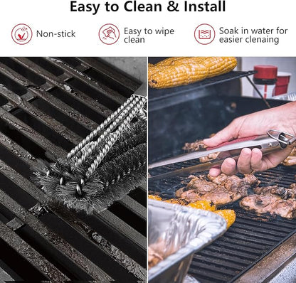 Cooking Grates Replacement Parts for Chargriller Gas Grill 2121,2123, 2222, 2828, 3001, 3030, 3725, 4000, 5050, 5252, 5650,9020,King Griller 3008, 5252,19 3/4" x 6 3/4" Each, 4 Pack