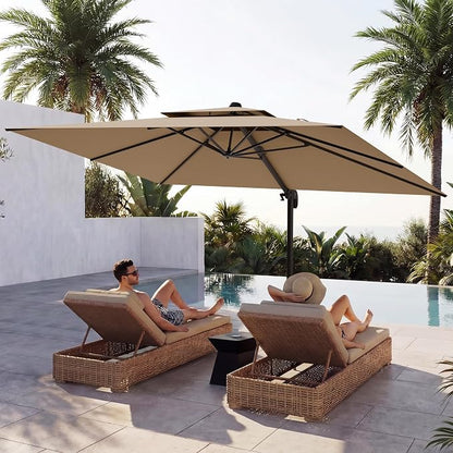 10x13 FT Patio Cantilever Umbrella - Image 9