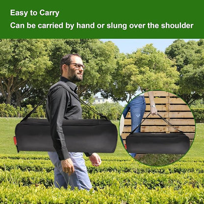 Grill Tool Organizer, BBQ Tool Storage Bag - 20" Heavy-Duty Storage Bag Waterproof 600D Oxford, Folding Design Gift for Camping, Tailgates, Outdoor BBQ Parties (20" Lx6 Wx5 H)