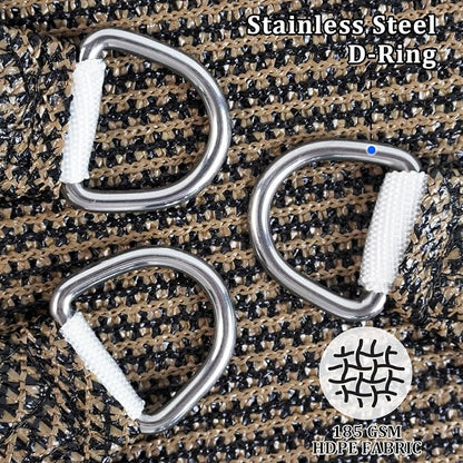 Shade&Beyond Custom Sun Shade Sail 14'x18'x22.8' Triangle Sun Sail Shades Patio - Image 4