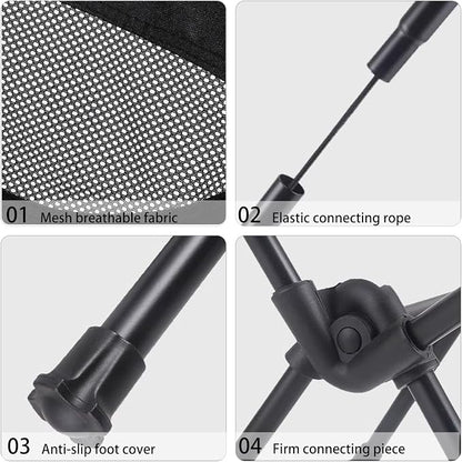Wind Tour Portable Camping Chair Foldable Outdoor Chair - Image 4