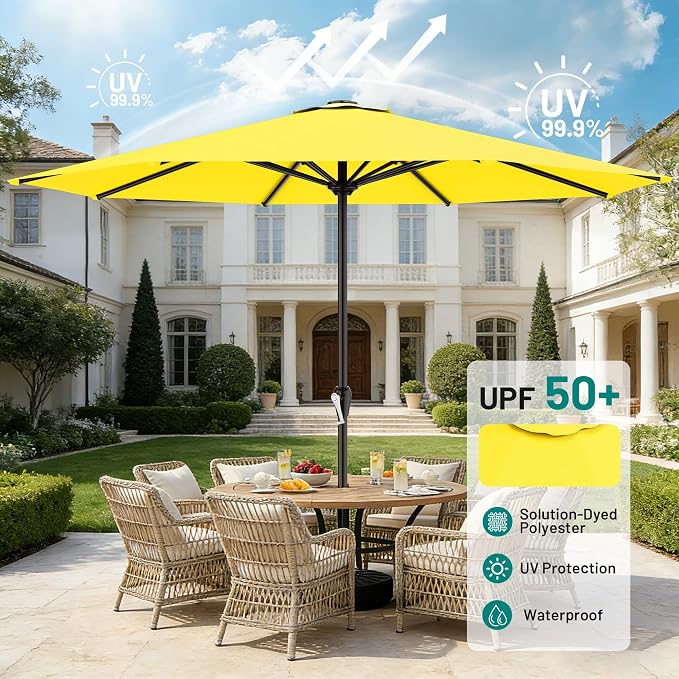 12 FT Patio Umbrella for Outdoor, Outdoor Table Umbrella - Image 4
