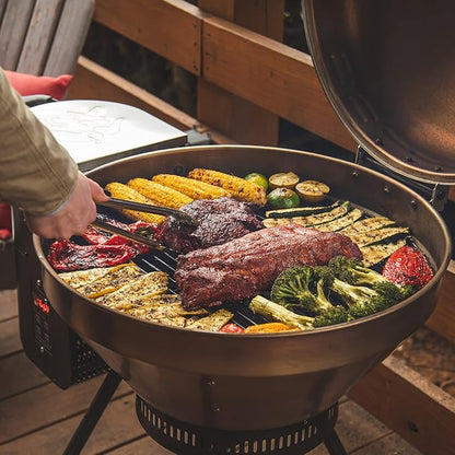 recteq Pellet Grill RT-B380 Bullseye, BBQ, Outdoor, and Electric Pellet Smoker Grill, Electric Smokers, Uses 100% Wood Pellets for Ribs, Brisket, Chicken, Sear, Smoke