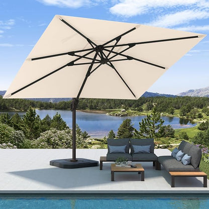9' X 12' Cantilever Patio Outdoor Umbrella - Image 2