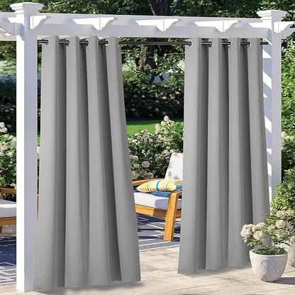 NICETOWN 2 Panels Outdoor Curtains by NICETOWN