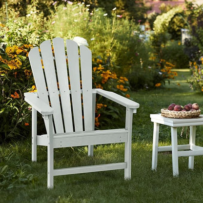 Oversized Stackable Adirondack Chair, HDPE All-Weather Fire Pit Chair | - Image 2