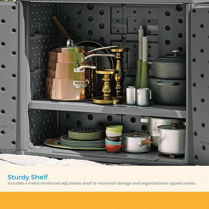 Suncast Lockable Outdoor Cabinet Storage - Image 6