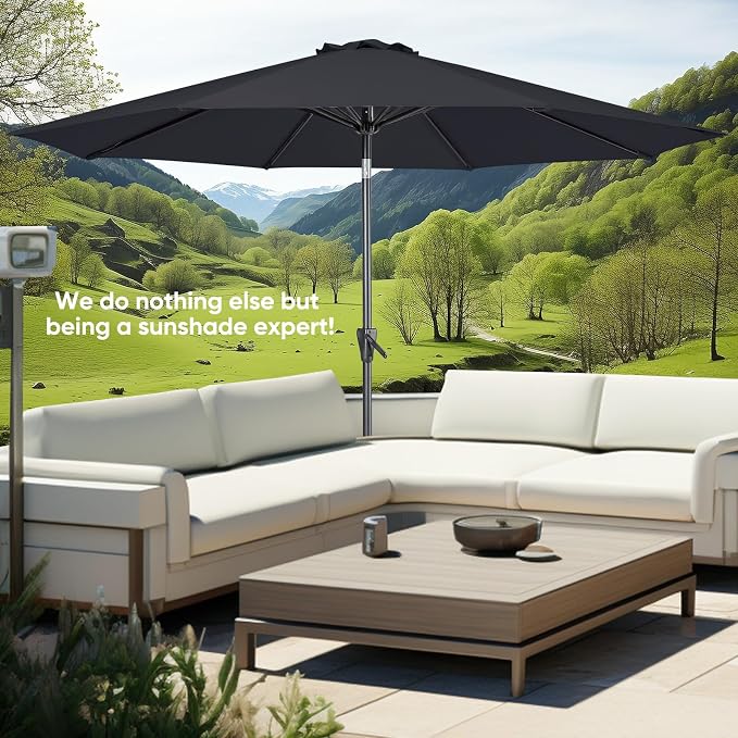 Tempera Patio Market Outdoor Table Umbrella - Image 6