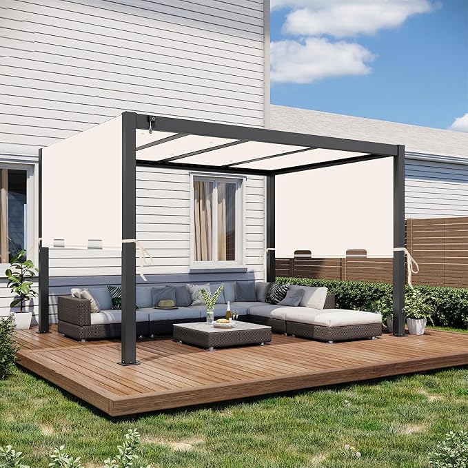 85"x 208" Universal Pergola Shade Cover, Garden Shade Replacement - Image 7