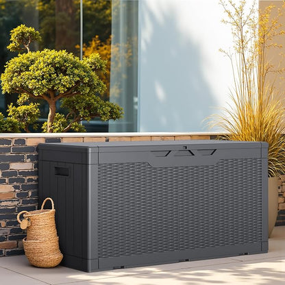 Greesum Outdoor Storage Box 100 Gallon Storage Bin - Image 5