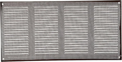 Vent Systems 16" x 8" Inch (Overall Dimensions) Pack of 2 - Brown - Air Vent Cover Metal Air Return Grill with Built-in Pest Guard Screen HVAC Vent Duct Cover for Home Improvement