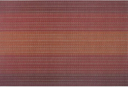 PIGCHCY Placemats Set of 6 and Table Runner,Heat Resistant Vinyl Woven Washable Table mats Sets (6 Placemats+1 Table Runner,Scarlet Red)