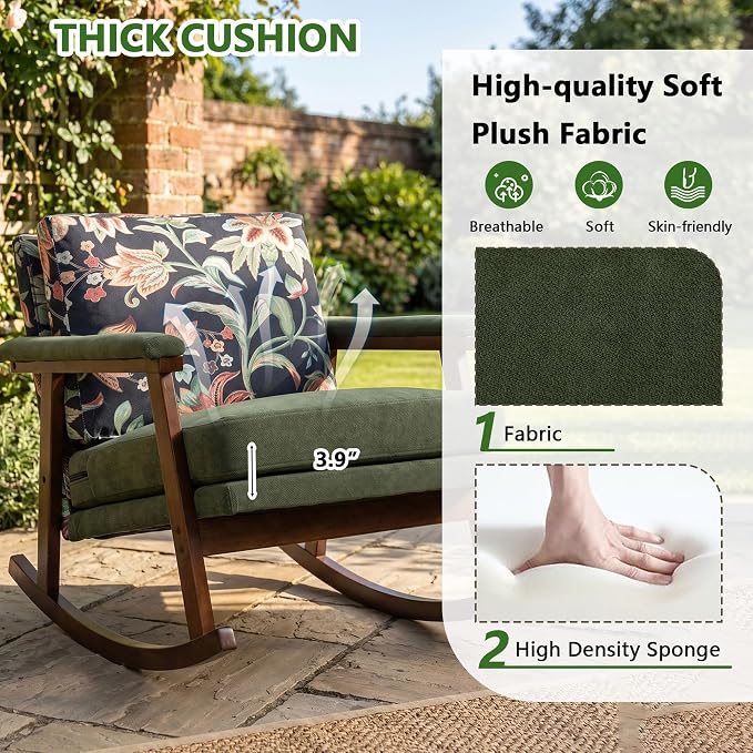 Outdoor Patio Rocking Chairs - Image 4