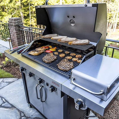 Cast Iron Cooking Grids & Grates for Charbroil 463242715, 463242716, 463276016, 466242715, 466242815, Lowes 606682, 639322 Gas Grill, 3 Pack