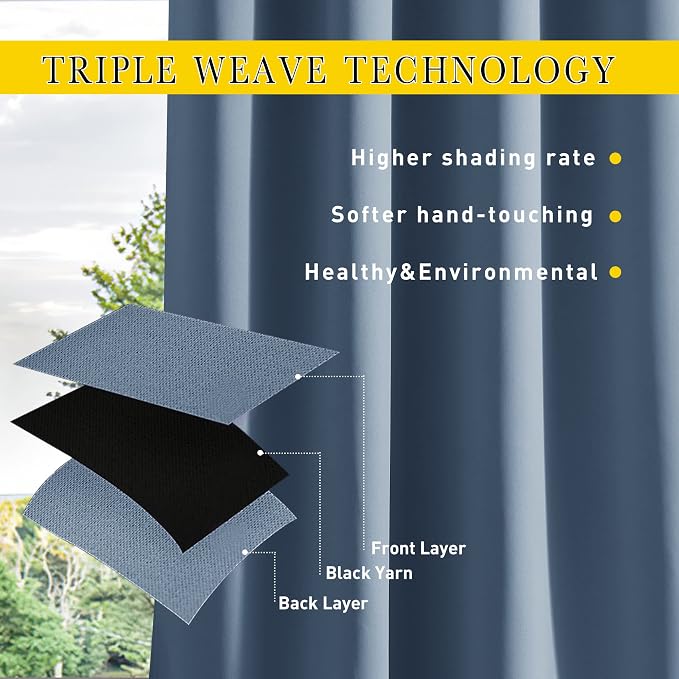 NICETOWN Windproof Outdoor Curtains - Image 5